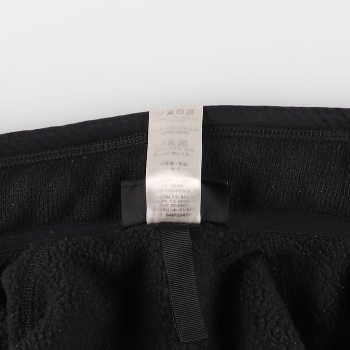 Patagonia 25541FA14 Fleece Jacket, Women's, Size Small polyester black type Vintage Second Hand