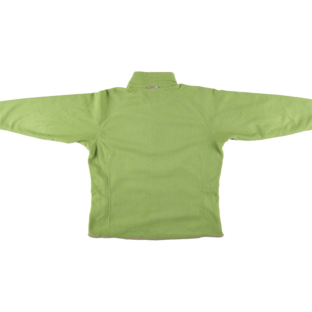 The North Face Women's XL Long Sleeve Fleece Jacket unclear green type yellow green Vintage Second Hand