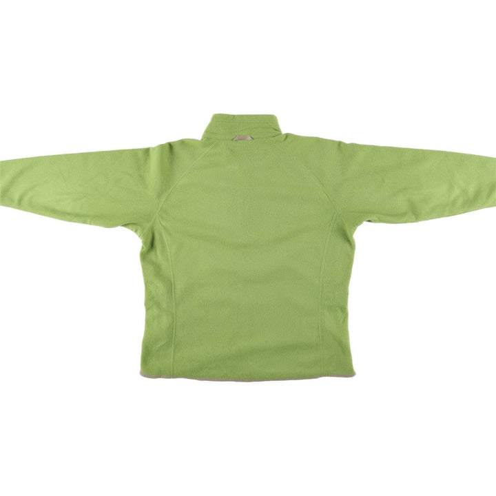 The North Face Women's XL Long Sleeve Fleece Jacket unclear green type yellow green Vintage Second Hand