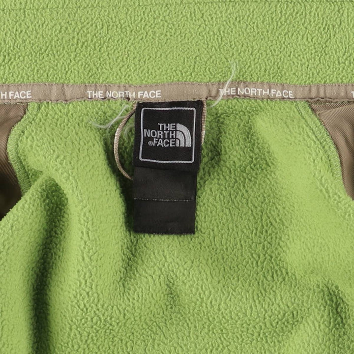 The North Face Women's XL Long Sleeve Fleece Jacket unclear green type yellow green Vintage Second Hand