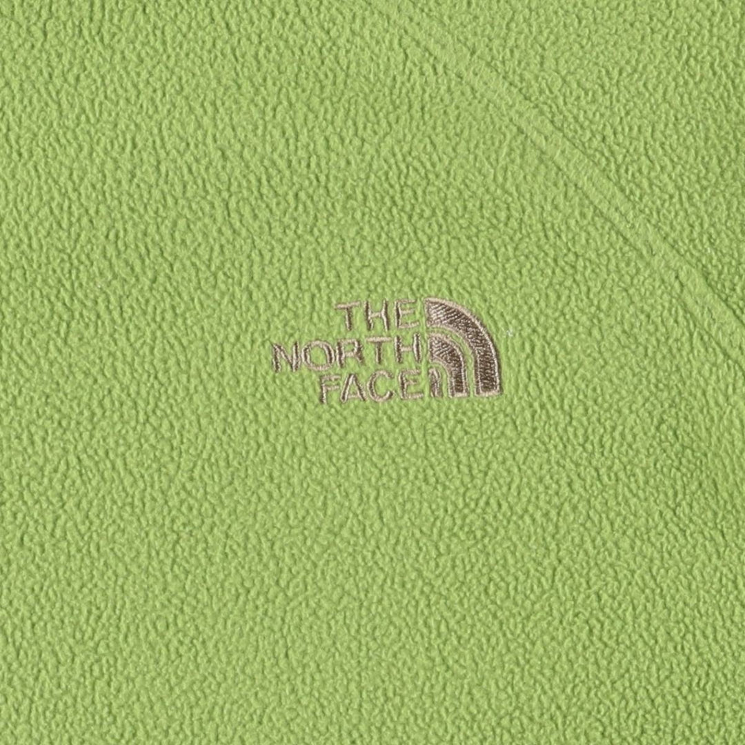 The North Face Women's XL Long Sleeve Fleece Jacket unclear green type yellow green Vintage Second Hand