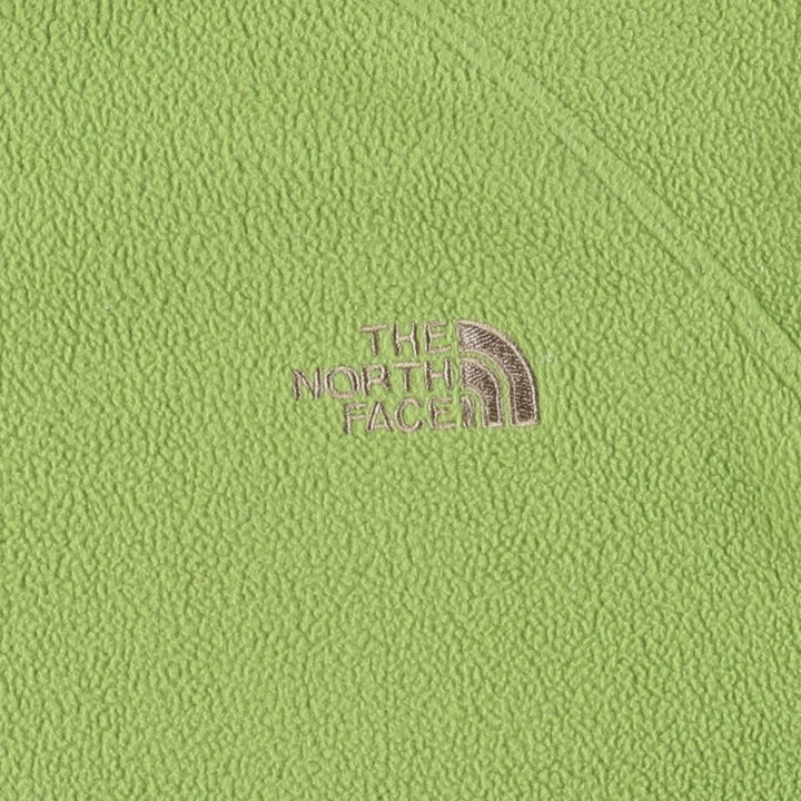The North Face Women's XL Long Sleeve Fleece Jacket unclear green type yellow green Vintage Second Hand
