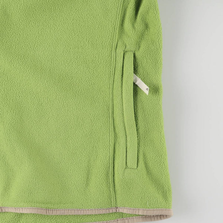 The North Face Women's XL Long Sleeve Fleece Jacket unclear green type yellow green Vintage Second Hand