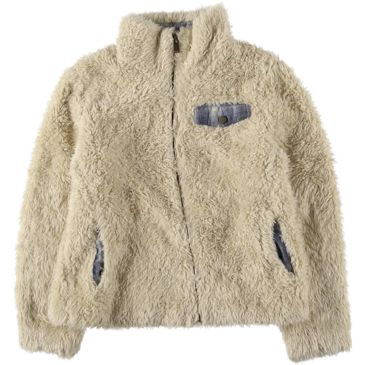 Pendleton fleece jacket, women's size M acrylic ivory Vintage Second Hand