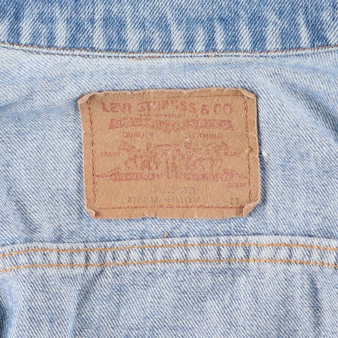 Levi's 75565-0211 Denim Jacket, Men's Medium, Vintage unclear blue type Vintage Second Hand
