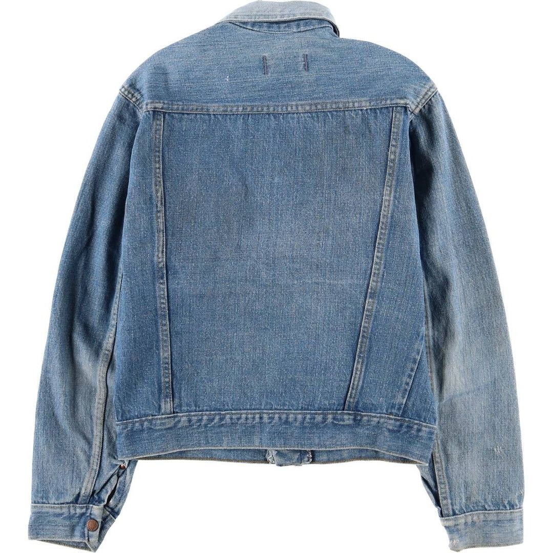 Vintage 1970'S Big Yank Western Style Denim Jacket, Women's Size Small cotton blue type Vintage Second Hand