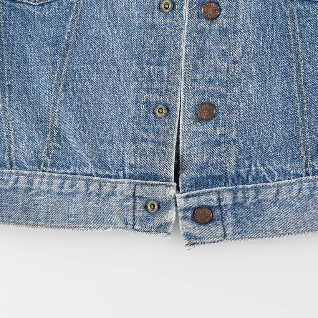 Vintage 1970'S Big Yank Western Style Denim Jacket, Women's Size Small cotton blue type Vintage Second Hand