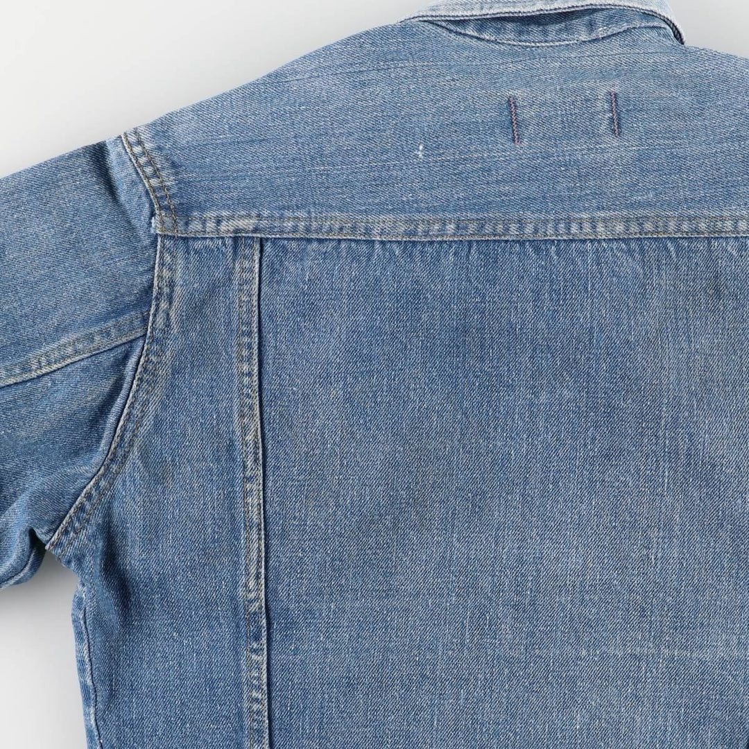 Vintage 1970'S Big Yank Western Style Denim Jacket, Women's Size Small cotton blue type Vintage Second Hand