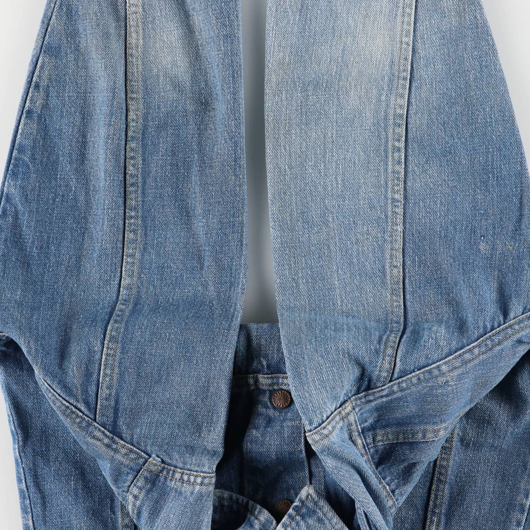 Vintage 1970'S Big Yank Western Style Denim Jacket, Women's Size Small cotton blue type Vintage Second Hand