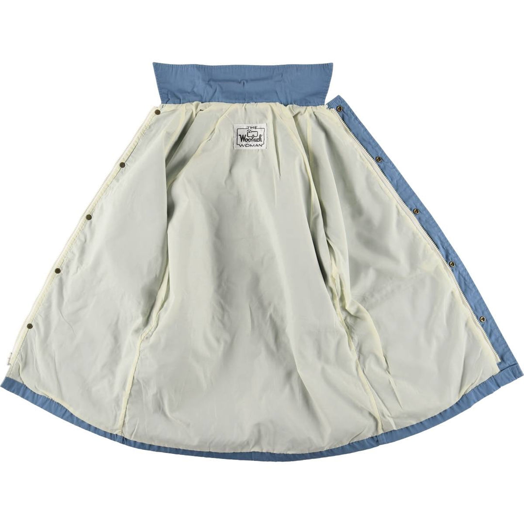 Vintage 1970'S WOOLRICH THE WOMAN jacket, size M unclear Blue type light blue Vintage Second Hand