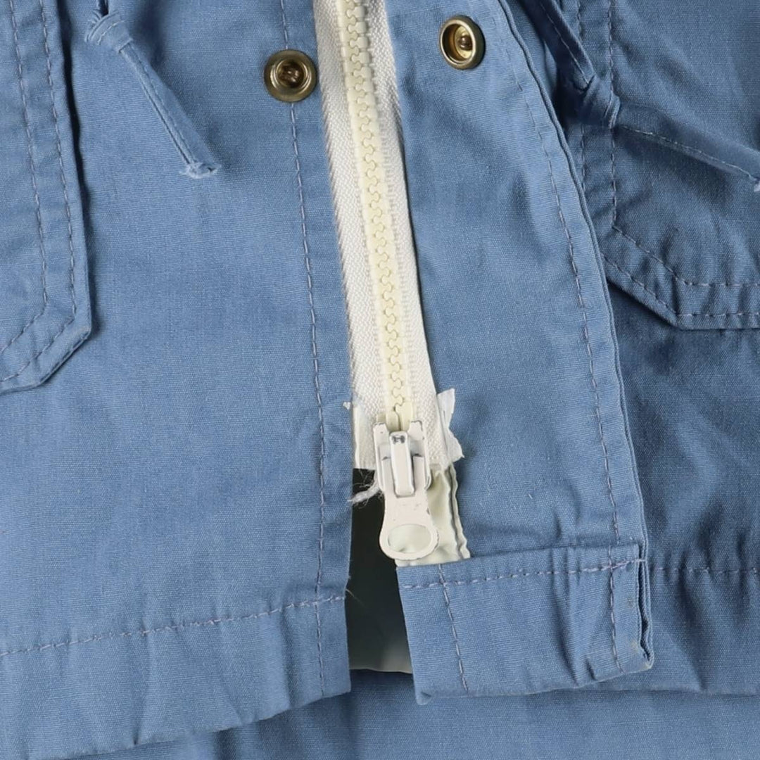 Vintage 1970'S WOOLRICH THE WOMAN jacket, size M unclear Blue type light blue Vintage Second Hand