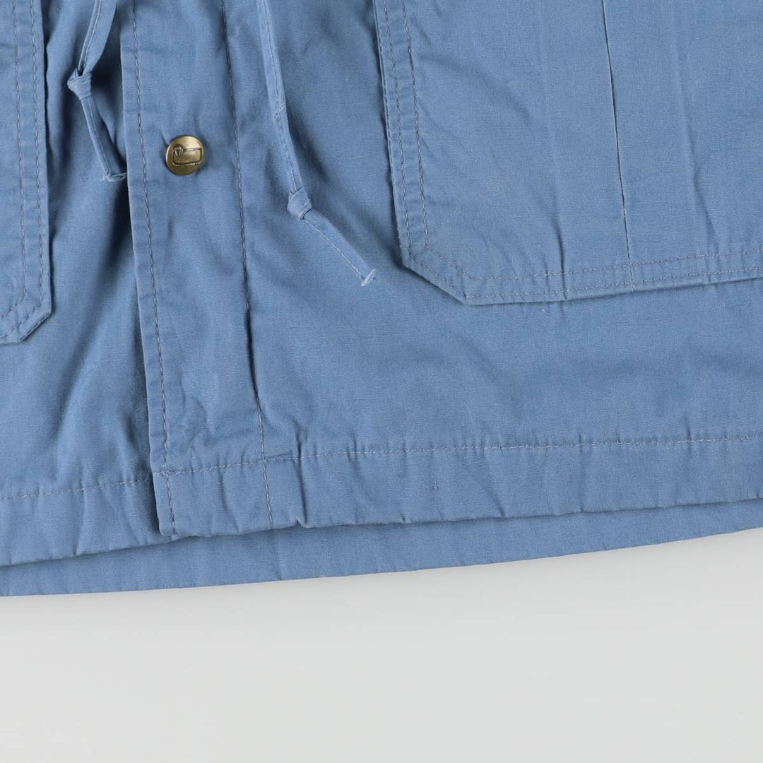 Vintage 1970'S WOOLRICH THE WOMAN jacket, size M unclear Blue type light blue Vintage Second Hand