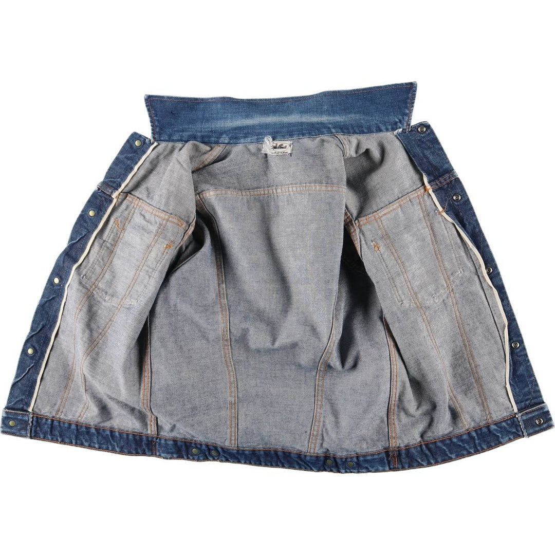 Vintage 1960'S Madewell denim jacket, size M, women's unclear blue type Vintage Second Hand