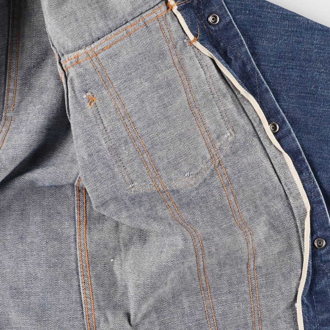 Vintage 1960'S Madewell denim jacket, size M, women's unclear blue type Vintage Second Hand