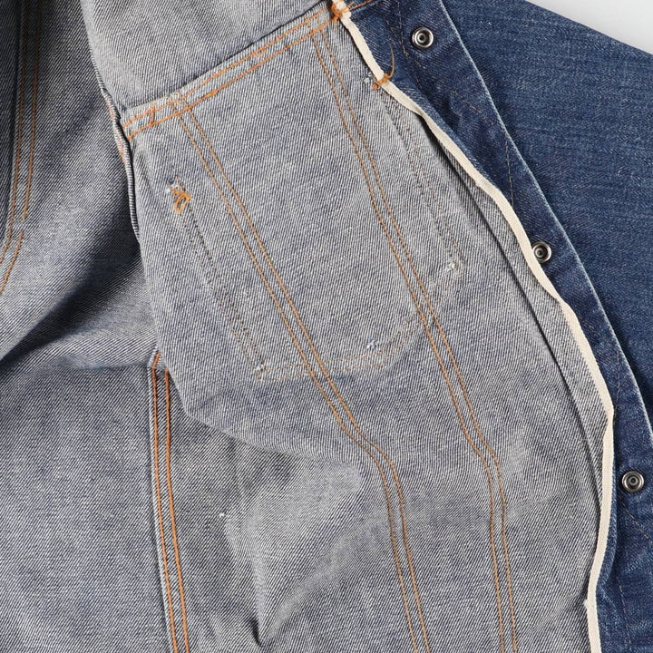 Vintage 1960'S Madewell denim jacket, size M, women's unclear blue type Vintage Second Hand