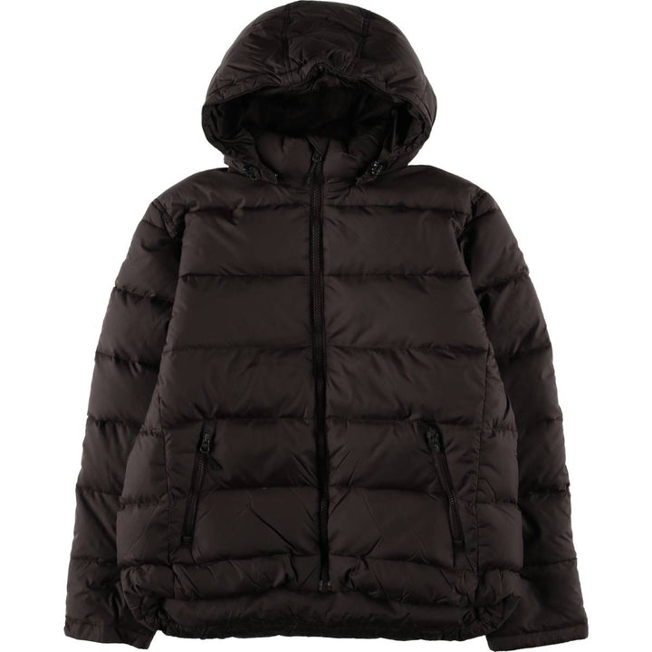 2000'S Lands' End Goose Down Parka, Women's, Size L Nylon black type Vintage Second Hand