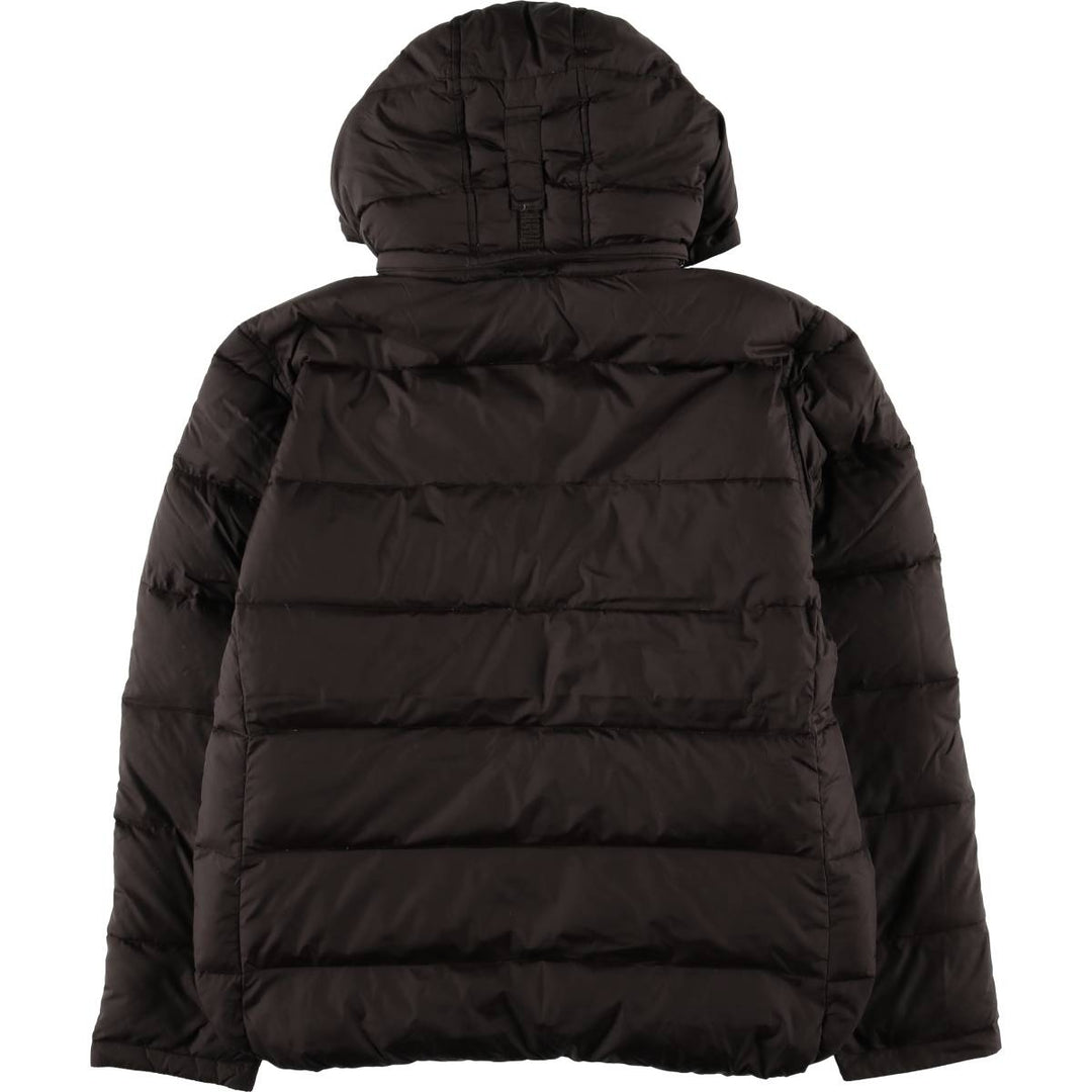 2000'S Lands' End Goose Down Parka, Women's, Size L Nylon black type Vintage Second Hand