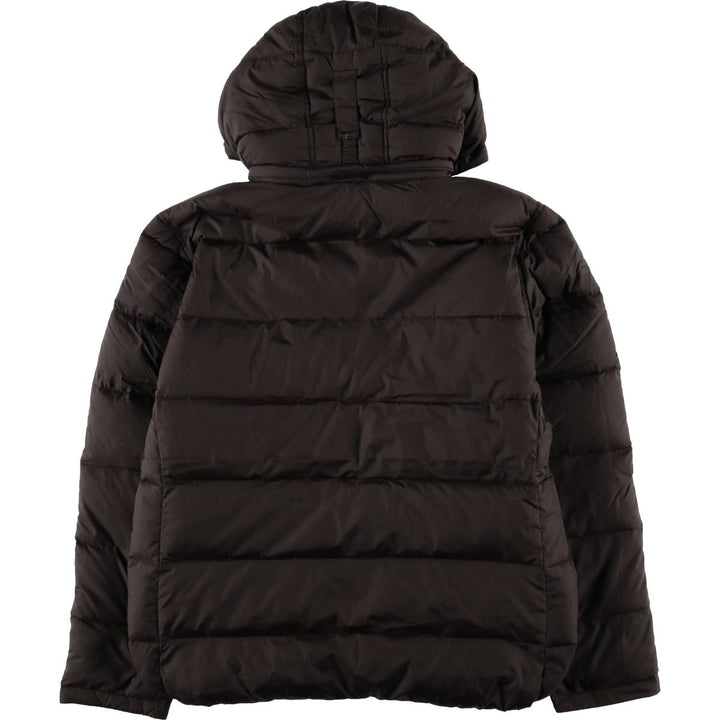 2000'S Lands' End Goose Down Parka, Women's, Size L Nylon black type Vintage Second Hand