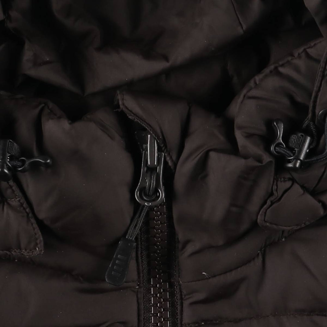 2000'S Lands' End Goose Down Parka, Women's, Size L Nylon black type Vintage Second Hand