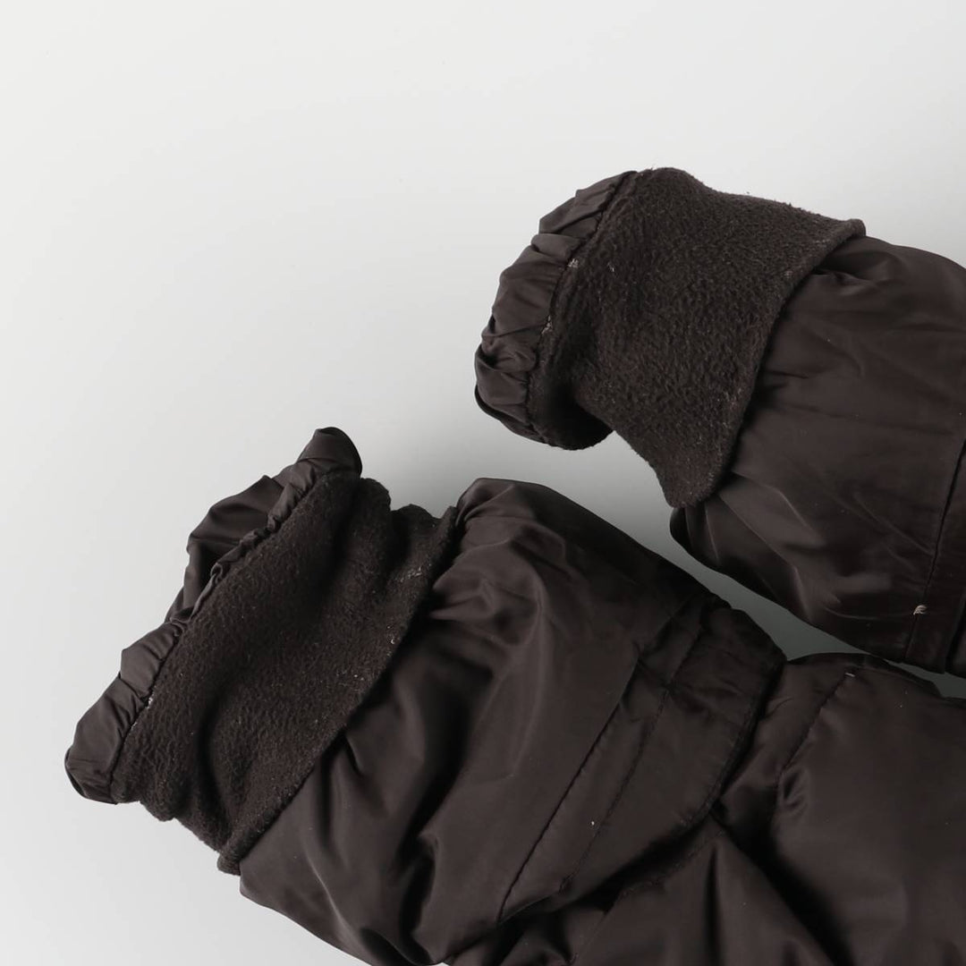 2000'S Lands' End Goose Down Parka, Women's, Size L Nylon black type Vintage Second Hand