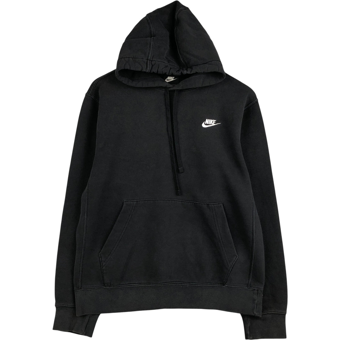 Nike Sweat Pullover Hoodie, Men's Size Small cotton black type Vintage Second Hand