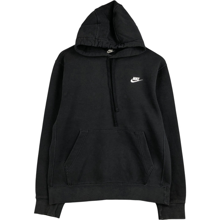 Nike Sweat Pullover Hoodie, Men's Size Small cotton black type Vintage Second Hand