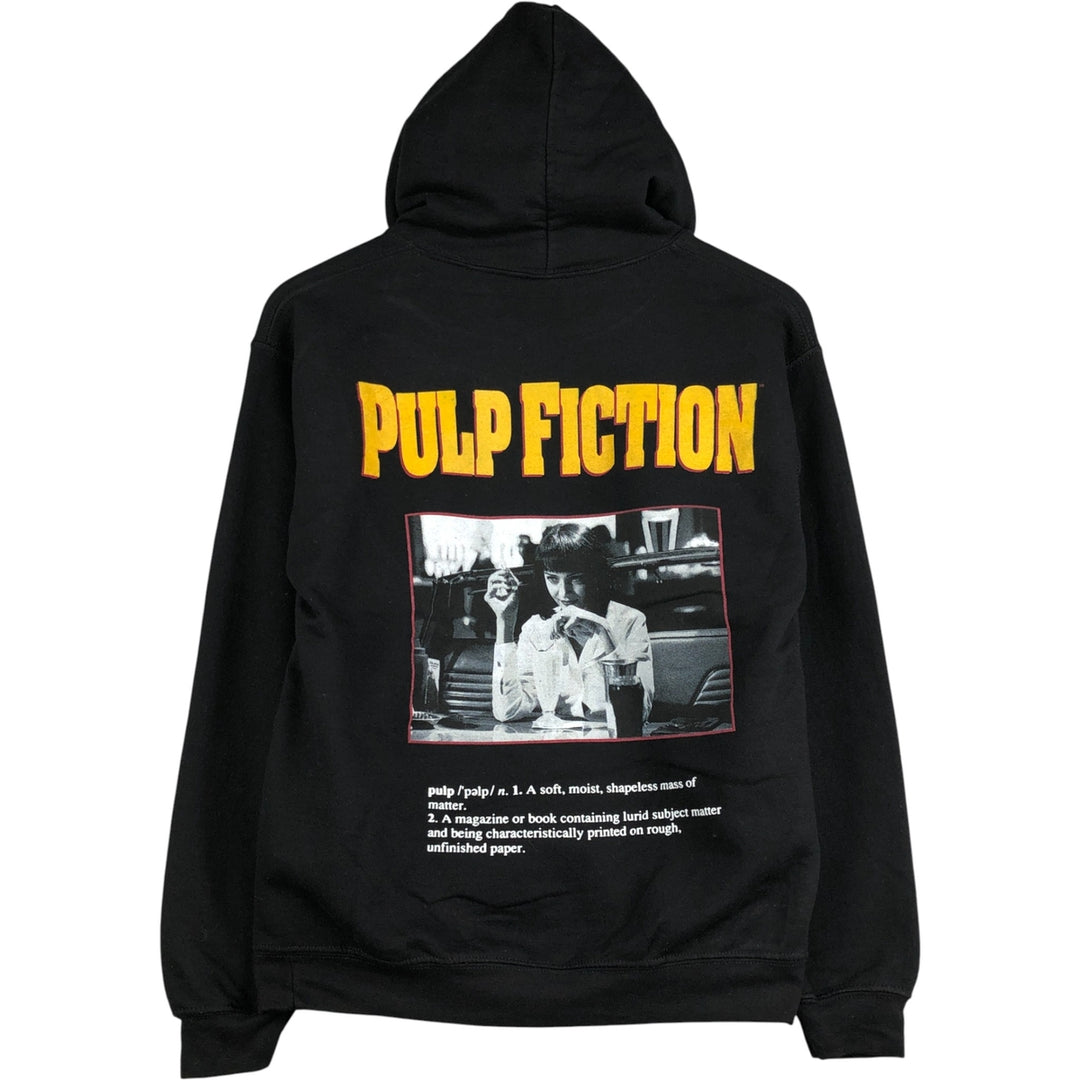 PULP FICTION Pulp Fiction Movie Sweatshirt Pullover Hoodie, Women's Size S cotton black type Vintage Second Hand