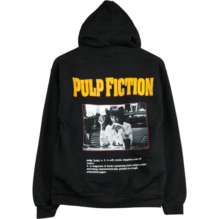 PULP FICTION Pulp Fiction Movie Sweatshirt Pullover Hoodie, Women's Size S cotton black type Vintage Second Hand