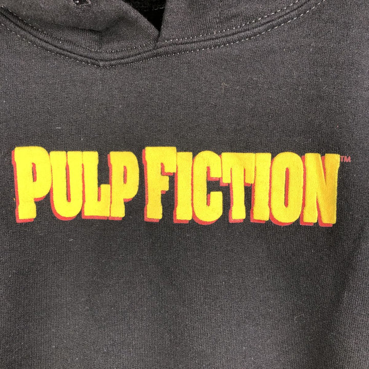 PULP FICTION Pulp Fiction Movie Sweatshirt Pullover Hoodie, Women's Size S cotton black type Vintage Second Hand