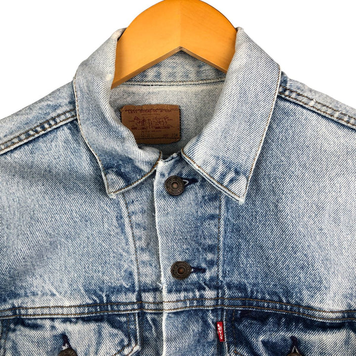Vintage Levi's denim jacket, made in the USA, size S, men's. cotton blue type Vintage Second Hand