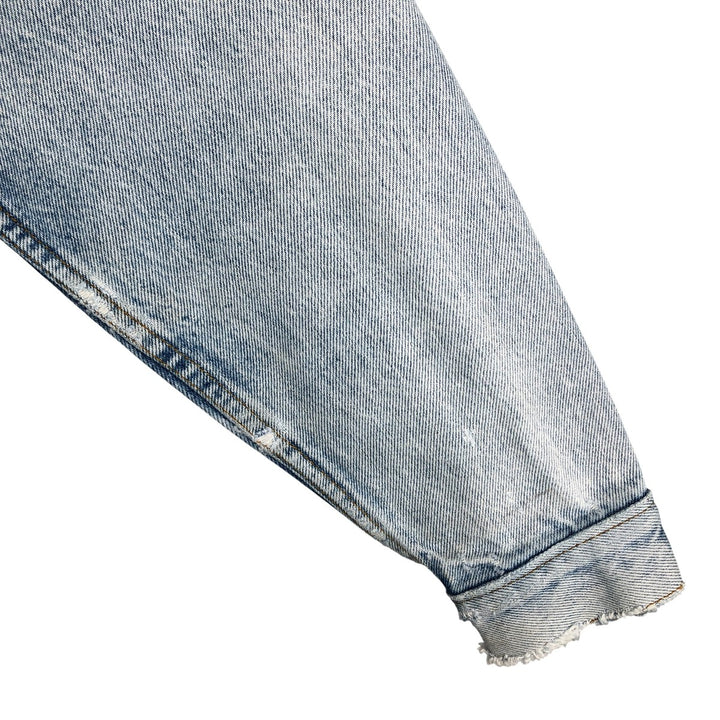Vintage Levi's denim jacket, made in the USA, size S, men's. cotton blue type Vintage Second Hand