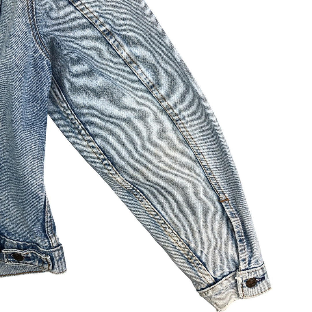 Vintage Levi's denim jacket, made in the USA, size S, men's. cotton blue type Vintage Second Hand