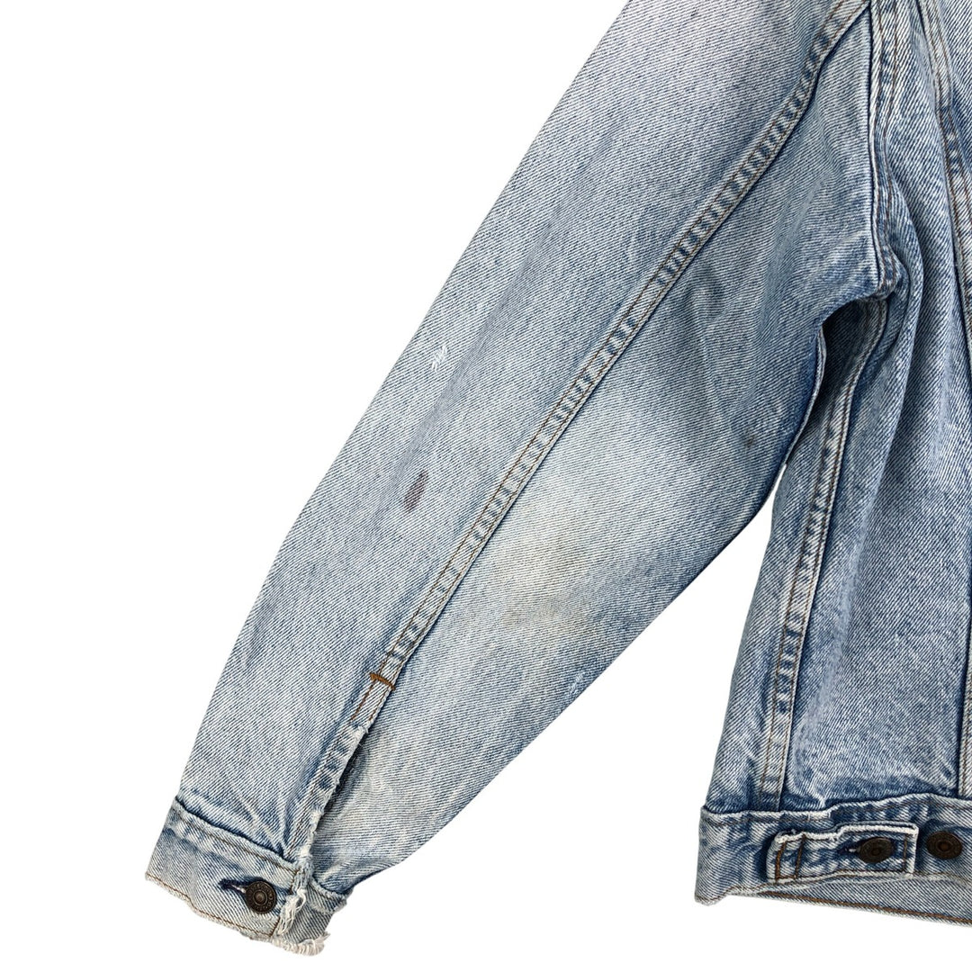 Vintage Levi's denim jacket, made in the USA, size S, men's. cotton blue type Vintage Second Hand