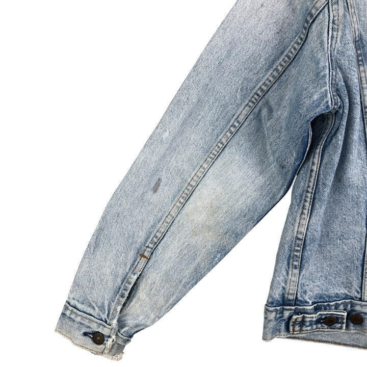 Vintage Levi's denim jacket, made in the USA, size S, men's. cotton blue type Vintage Second Hand