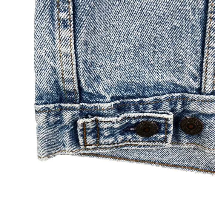 Vintage Levi's denim jacket, made in the USA, size S, men's. cotton blue type Vintage Second Hand