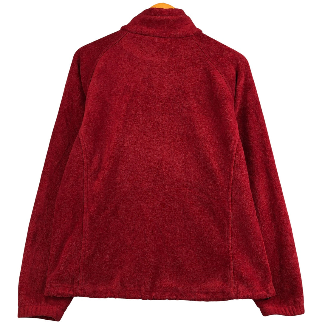 2000'S Columbia fleece jacket, women's size XL polyester red type Vintage Second Hand
