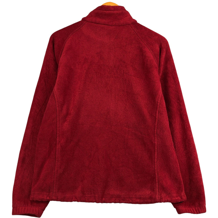 2000'S Columbia fleece jacket, women's size XL polyester red type Vintage Second Hand