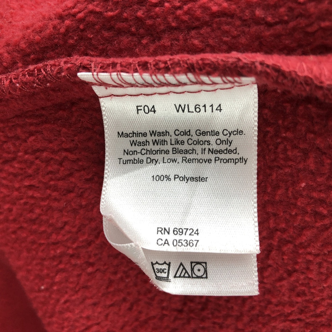 2000'S Columbia fleece jacket, women's size XL polyester red type Vintage Second Hand