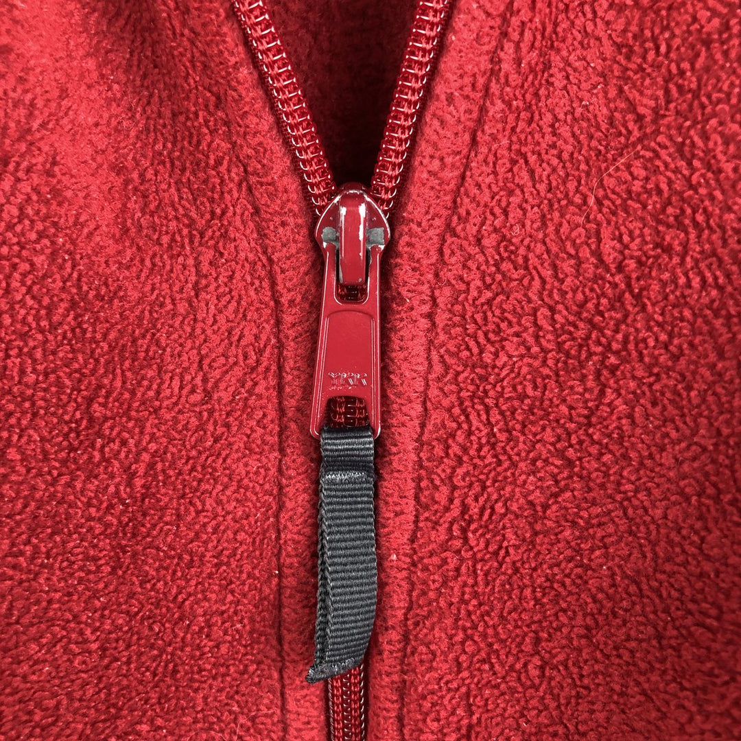 2000'S Columbia fleece jacket, women's size XL polyester red type Vintage Second Hand