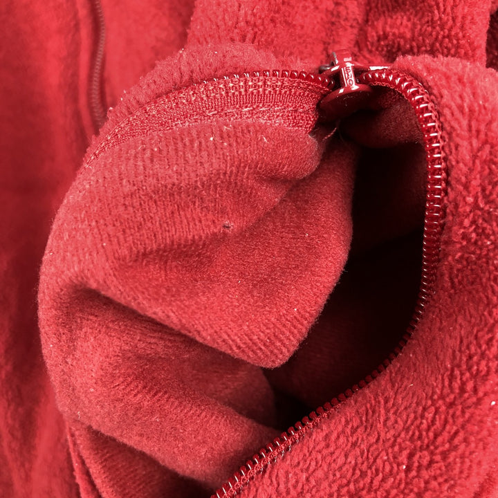 2000'S Columbia fleece jacket, women's size XL polyester red type Vintage Second Hand
