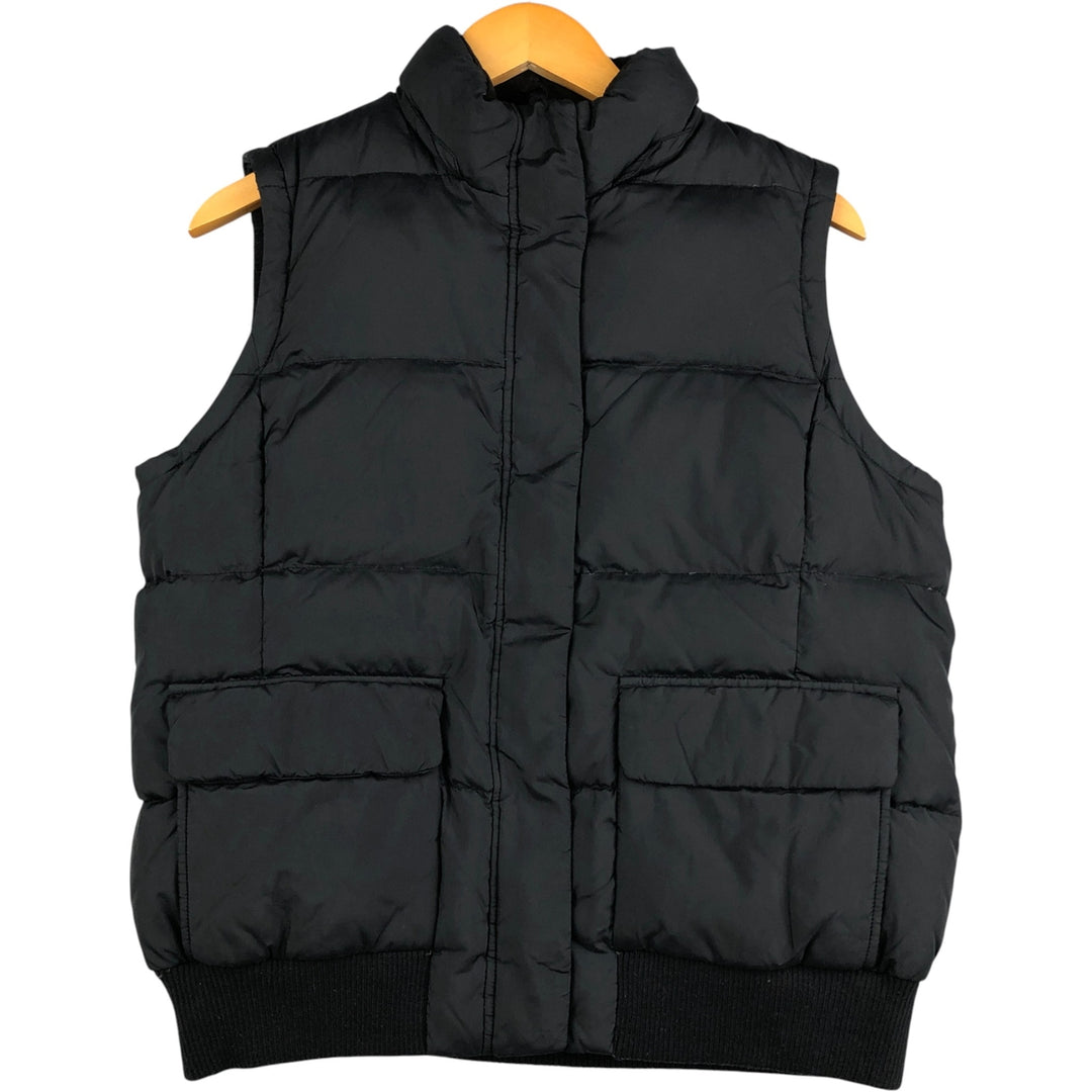 GAP Women's Down Vest (Size L) polyester black type Vintage Second Hand