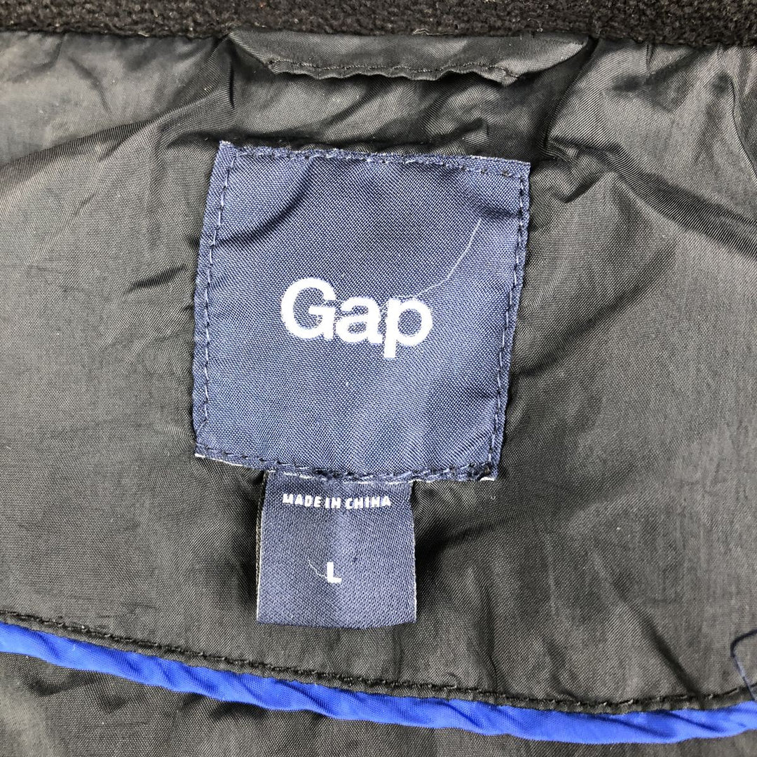 GAP Women's Down Vest (Size L) polyester black type Vintage Second Hand