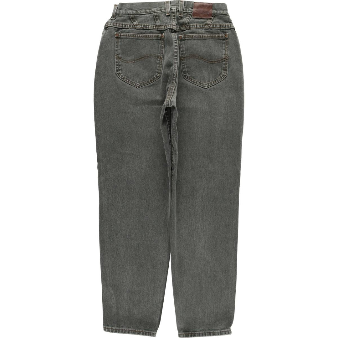 Lee RIVETED Tapered Denim Pants, Made in USA, Women's Size L (W28) cotton Khaki type Vintage Second Hand