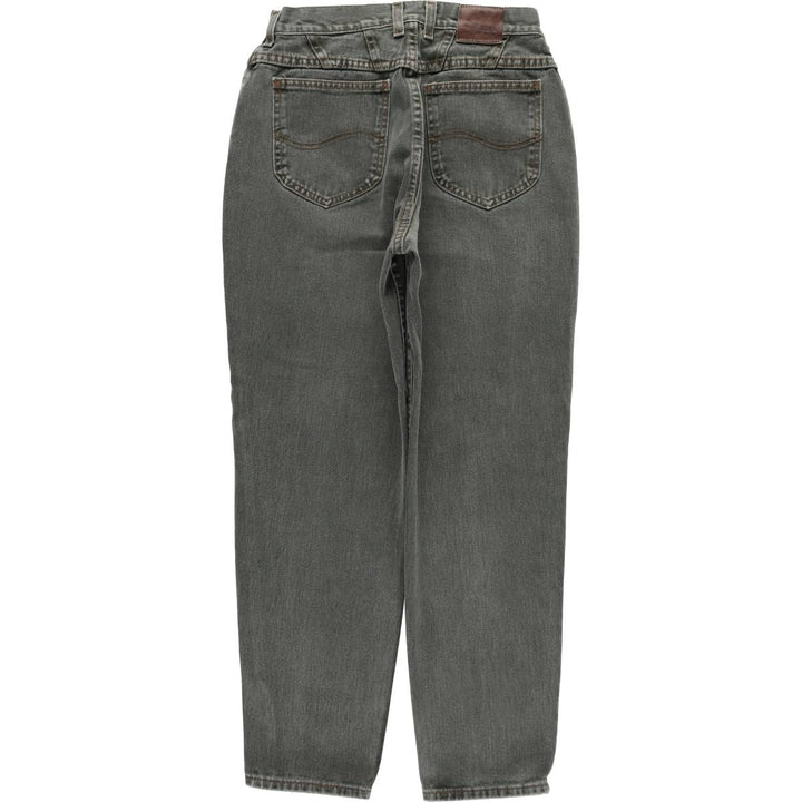 Lee RIVETED Tapered Denim Pants, Made in USA, Women's Size L (W28) cotton Khaki type Vintage Second Hand