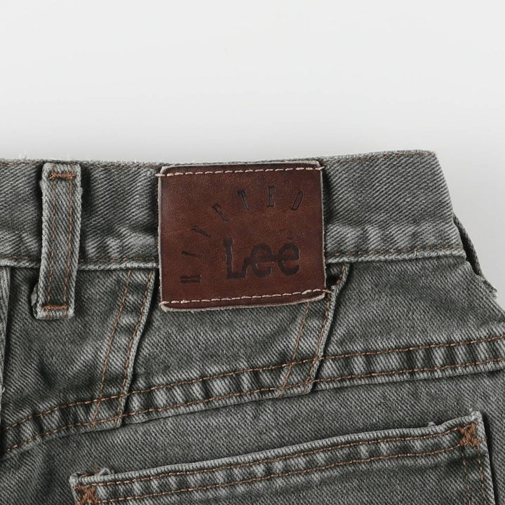 Lee RIVETED Tapered Denim Pants, Made in USA, Women's Size L (W28) cotton Khaki type Vintage Second Hand