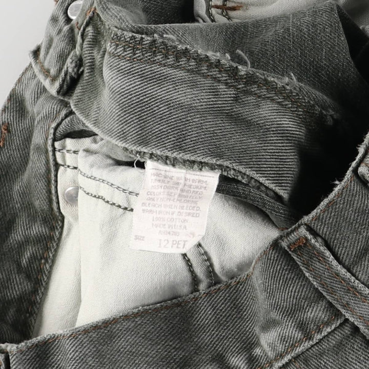 Lee RIVETED Tapered Denim Pants, Made in USA, Women's Size L (W28) cotton Khaki type Vintage Second Hand