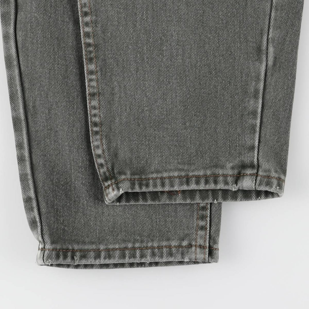 Lee RIVETED Tapered Denim Pants, Made in USA, Women's Size L (W28) cotton Khaki type Vintage Second Hand