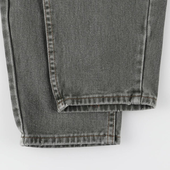 Lee RIVETED Tapered Denim Pants, Made in USA, Women's Size L (W28) cotton Khaki type Vintage Second Hand