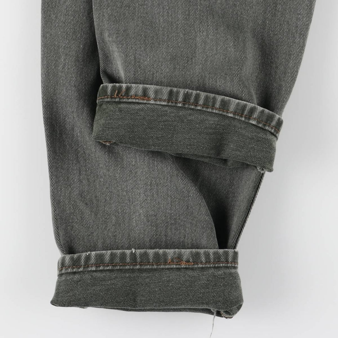 Lee RIVETED Tapered Denim Pants, Made in USA, Women's Size L (W28) cotton Khaki type Vintage Second Hand