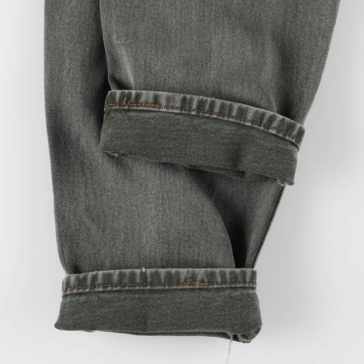 Lee RIVETED Tapered Denim Pants, Made in USA, Women's Size L (W28) cotton Khaki type Vintage Second Hand